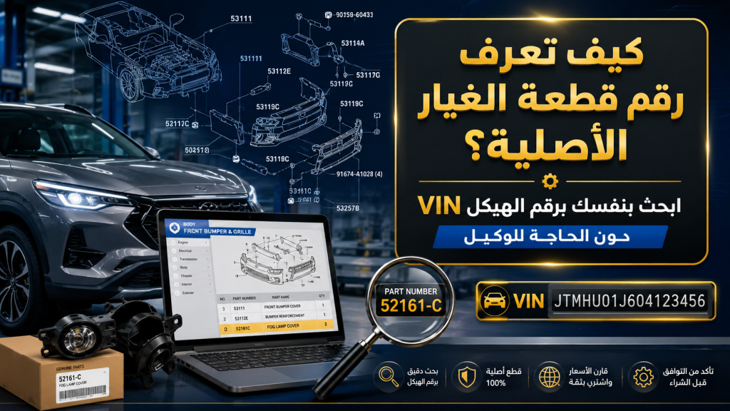 طريقة الحصول على أرقام قطع غيار السيارات