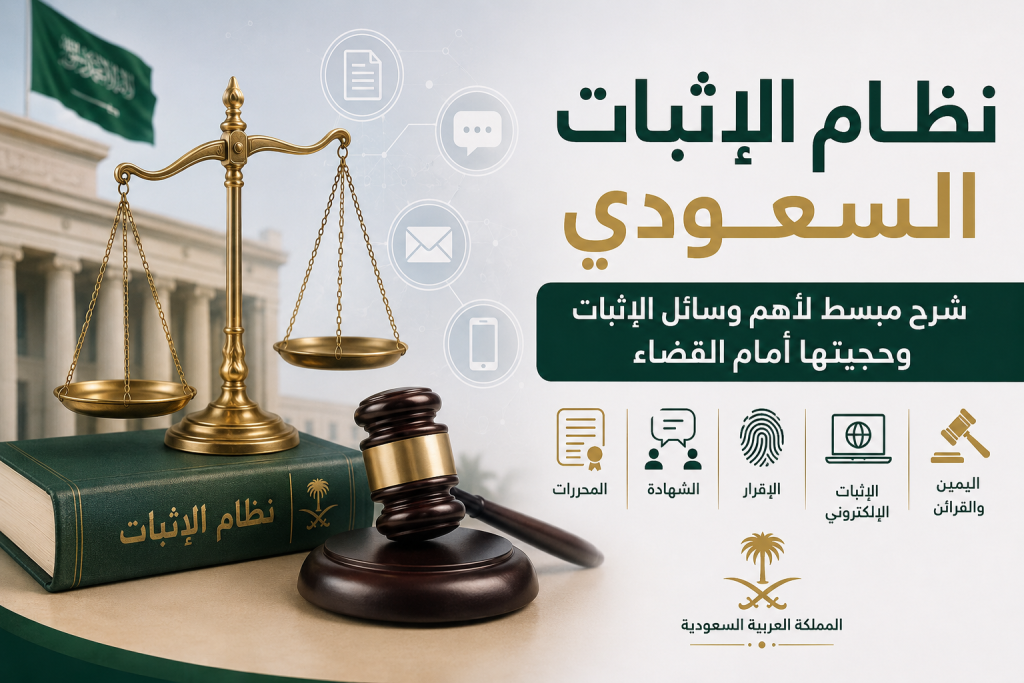 نظام الإثبات السعودي.. شرح مبسط لأهم وسائل الإثبات وحجيتها أمام القضاء